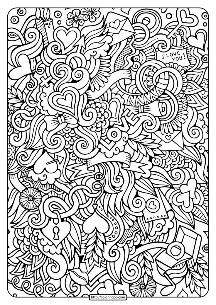 random coloring pages printable
