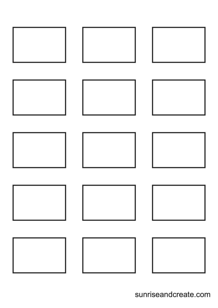 Free Printable Rectangle Templates
