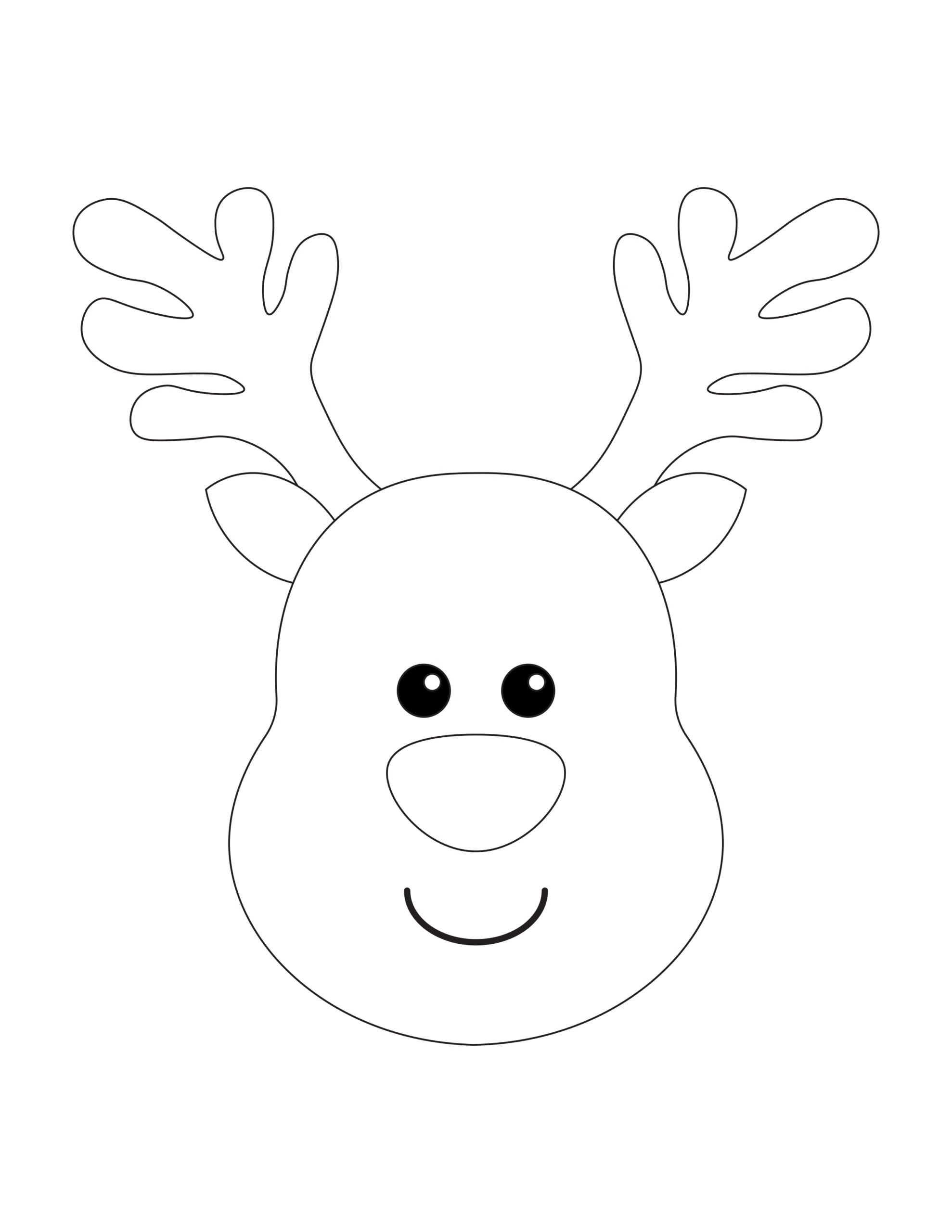 Free Printable Reindeer Templates Daily Printables Printable