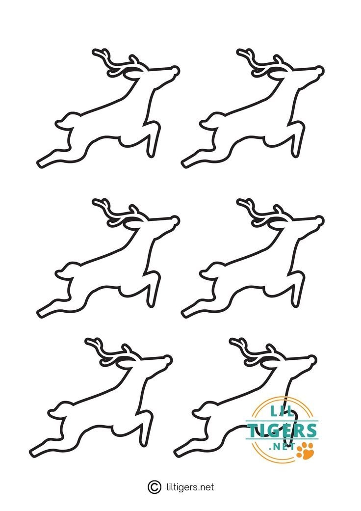 free printable reindeer templates