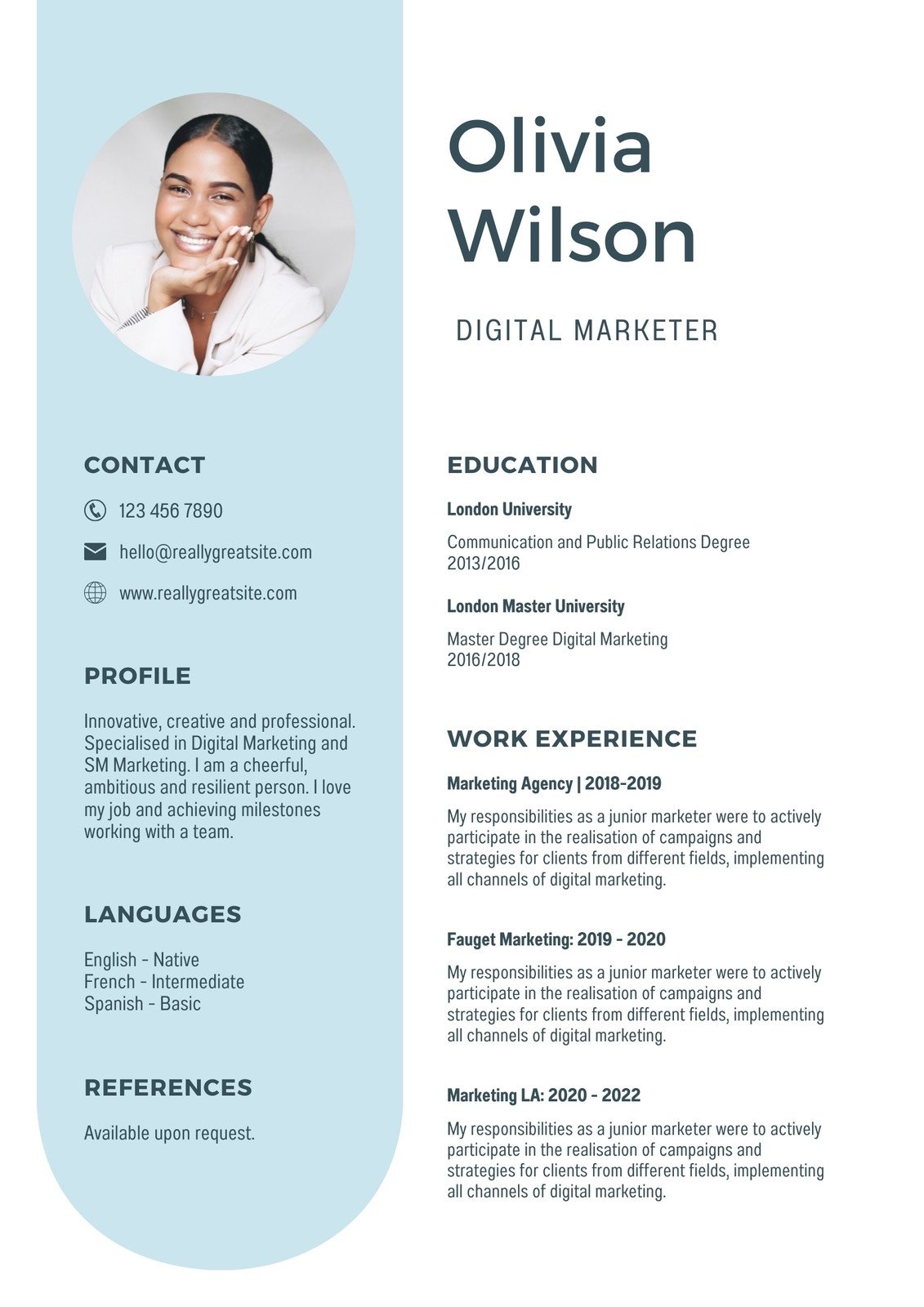 Free Printable Resume Templates You Can Customize Canva 57 OFF