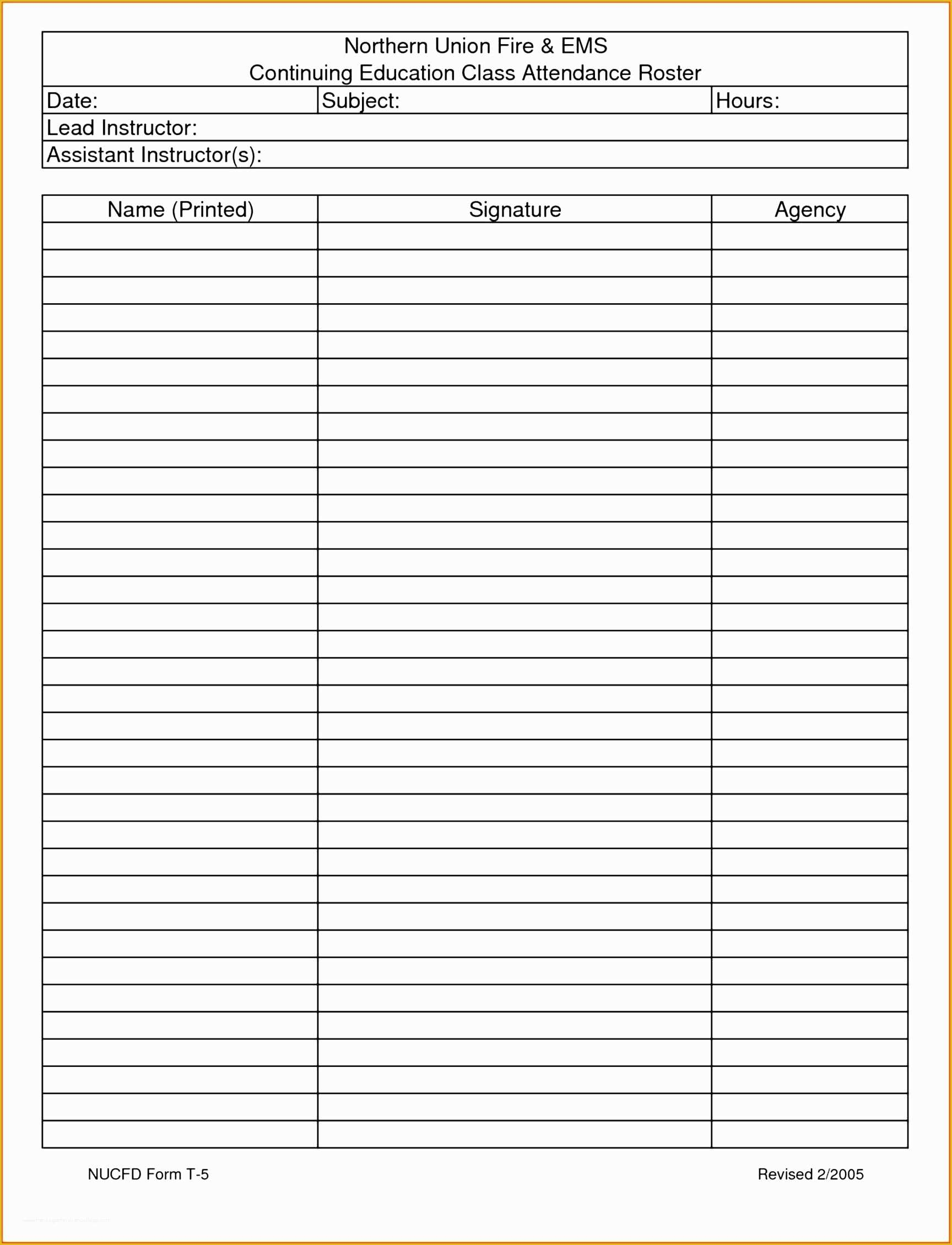 Free Printable Roster Template Printable Forms Free Online