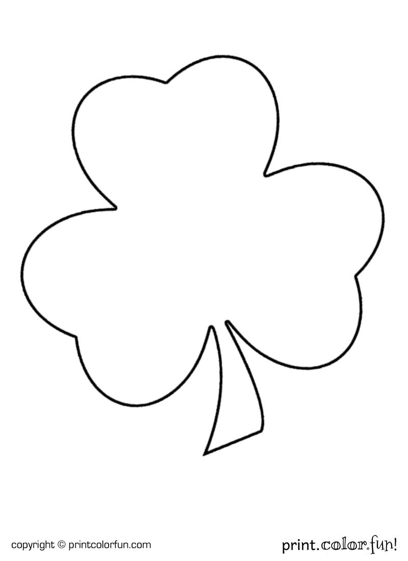 Free Printable Shamrock Cutouts Free Printable