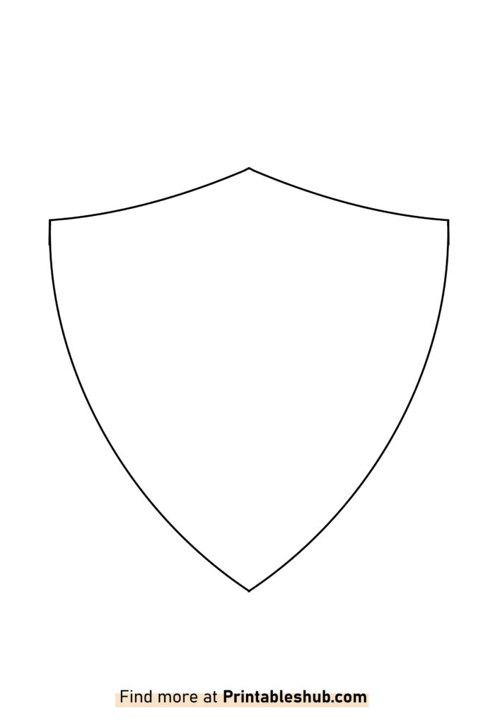 Free Printable Shield Templates PDF Included Printables Hub
