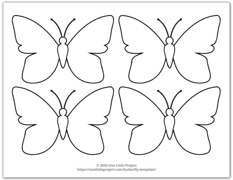 Printable Butterfly Paper