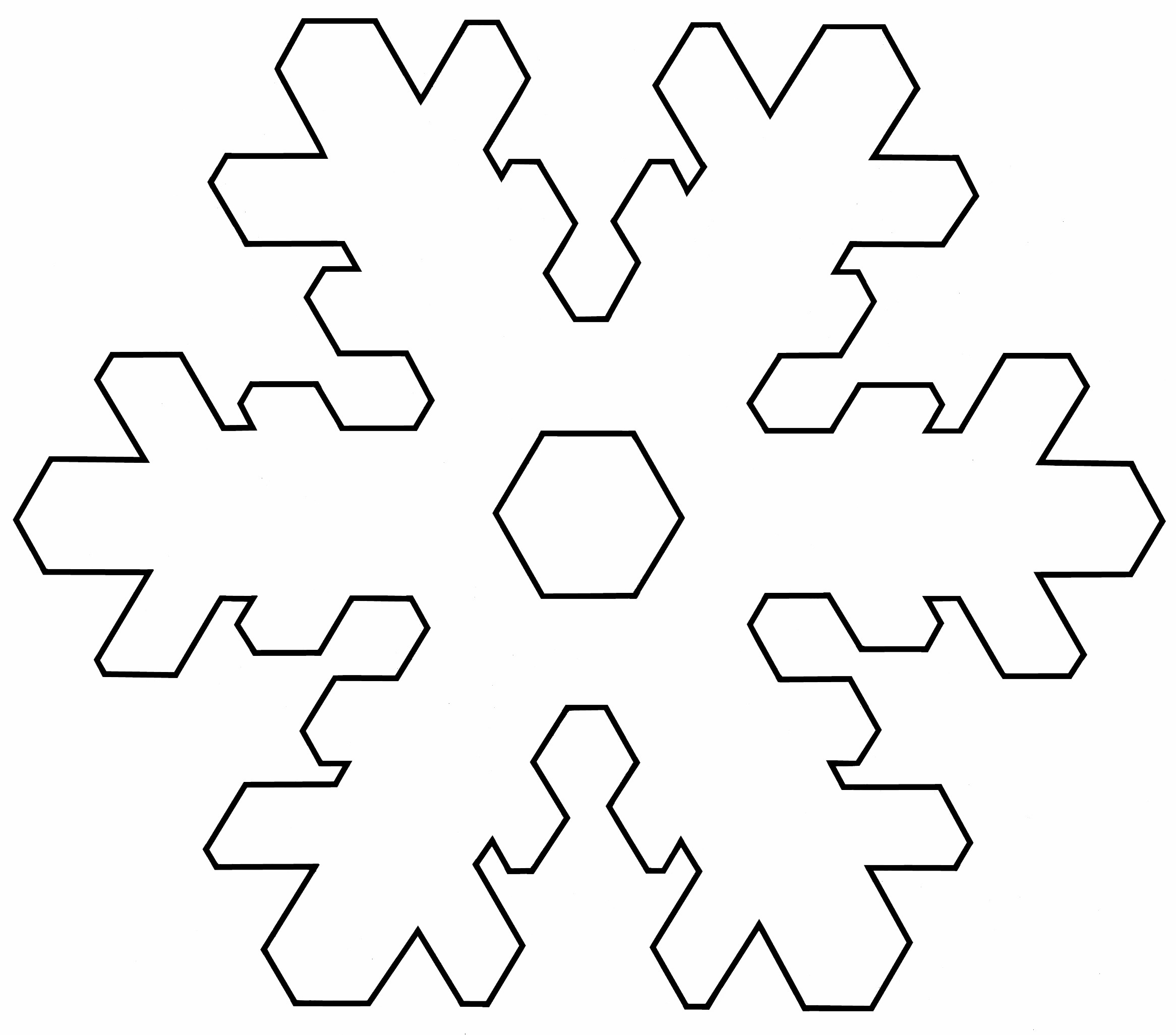 Free Printable Snowflake Coloring Pages For Kids Free Printable