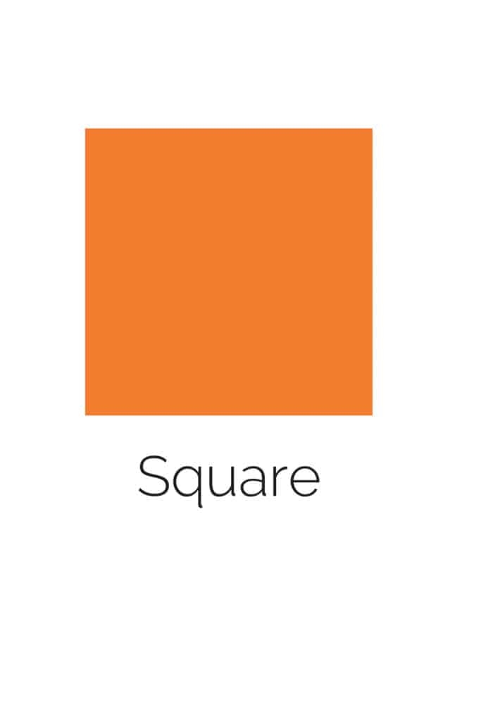 Free Printable Square Shape With Color