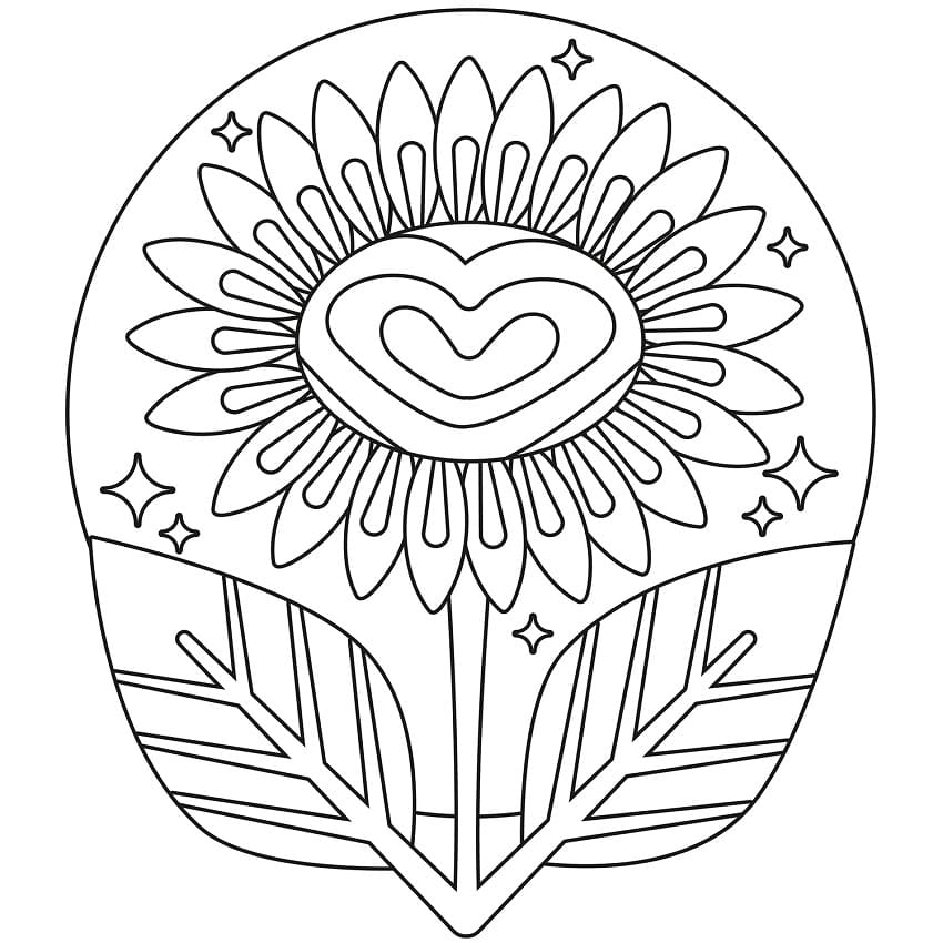 Free Printable Sunflower