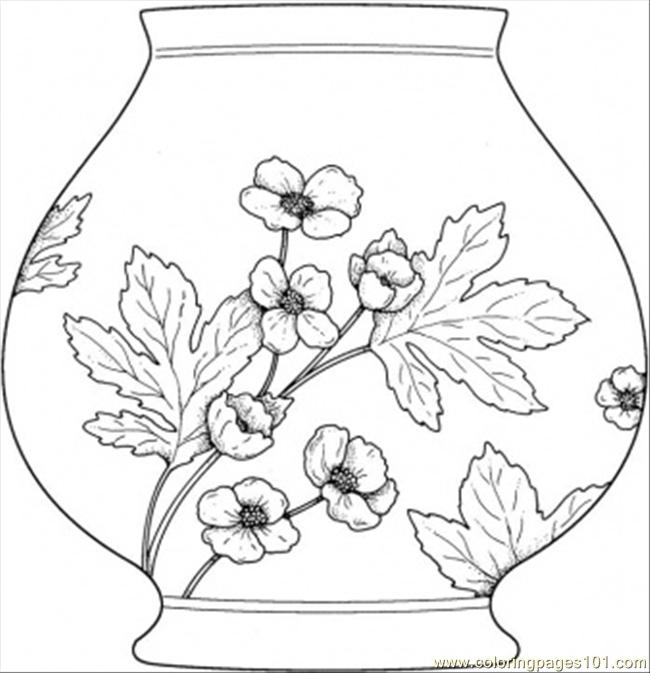 Free Printable Vases Coloring Pages Vrogue co