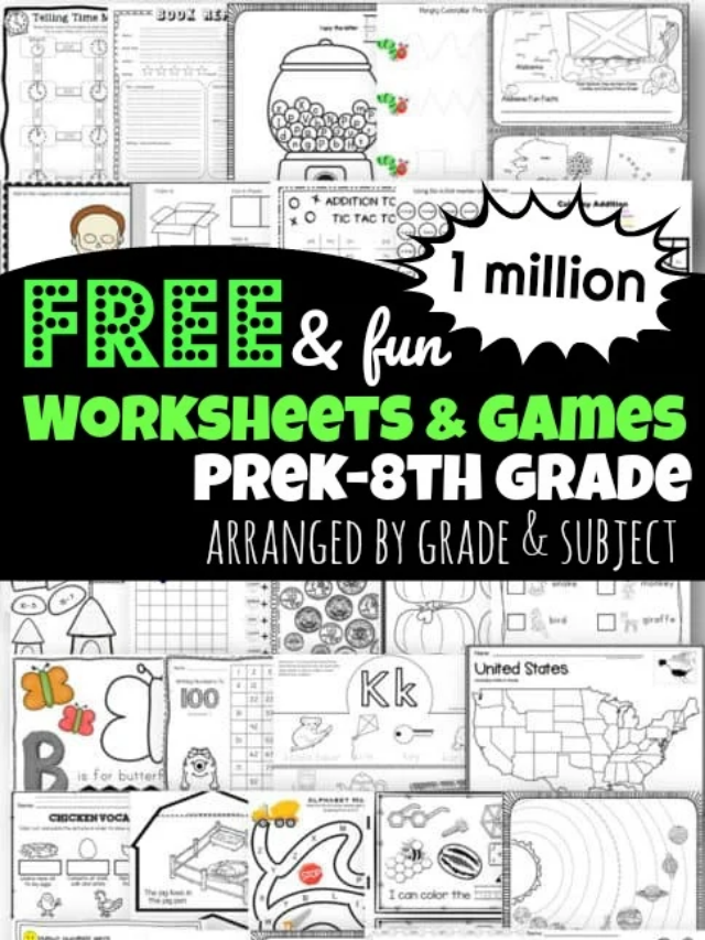 Free Printable Worksheets 123 Homeschool 4 Me