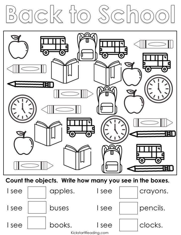 Free Printable Worksheets For Kindergarten Kids SKOOLGO Worksheets 