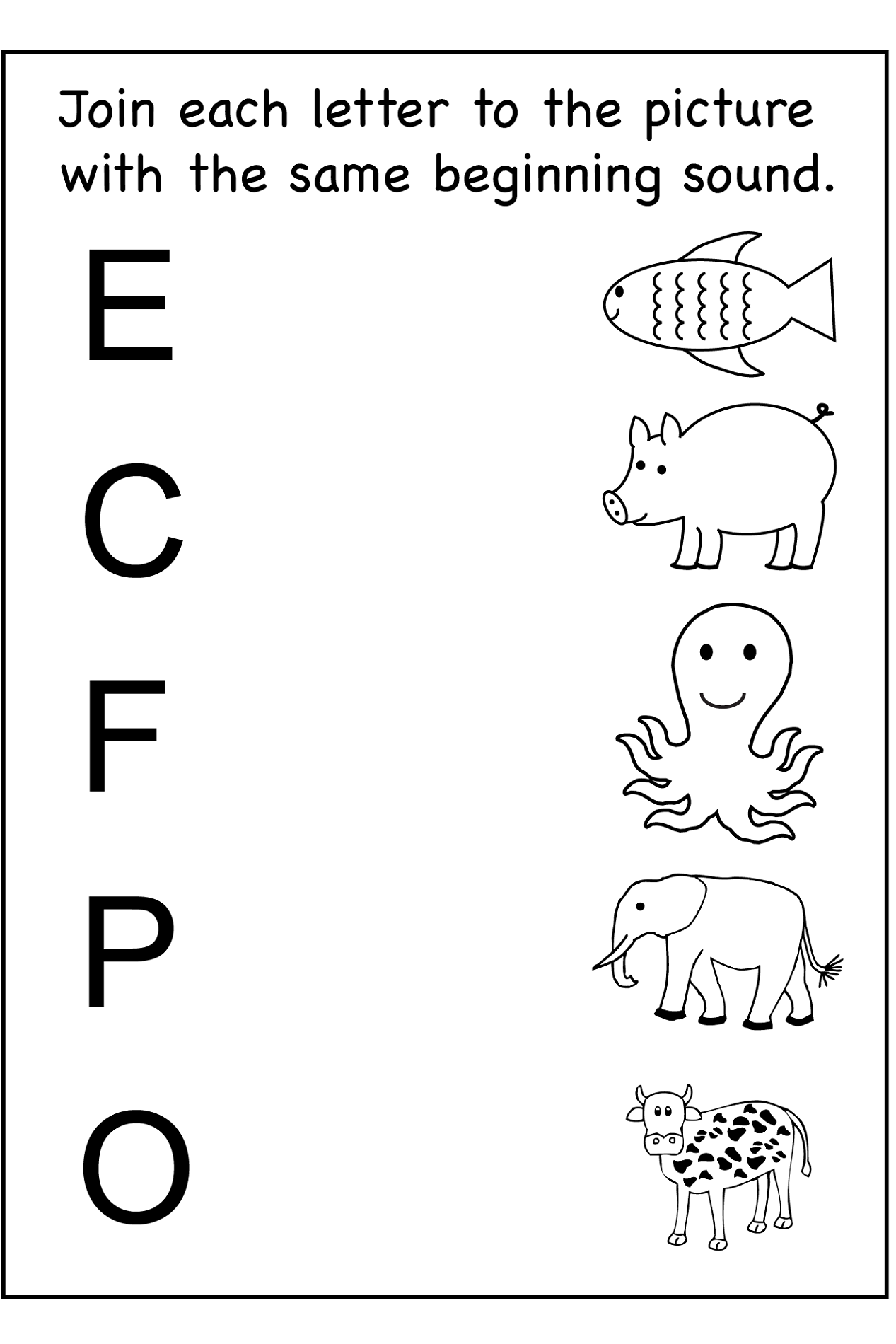 Free Printable Worksheets For Kindergarteners Printable Worksheets