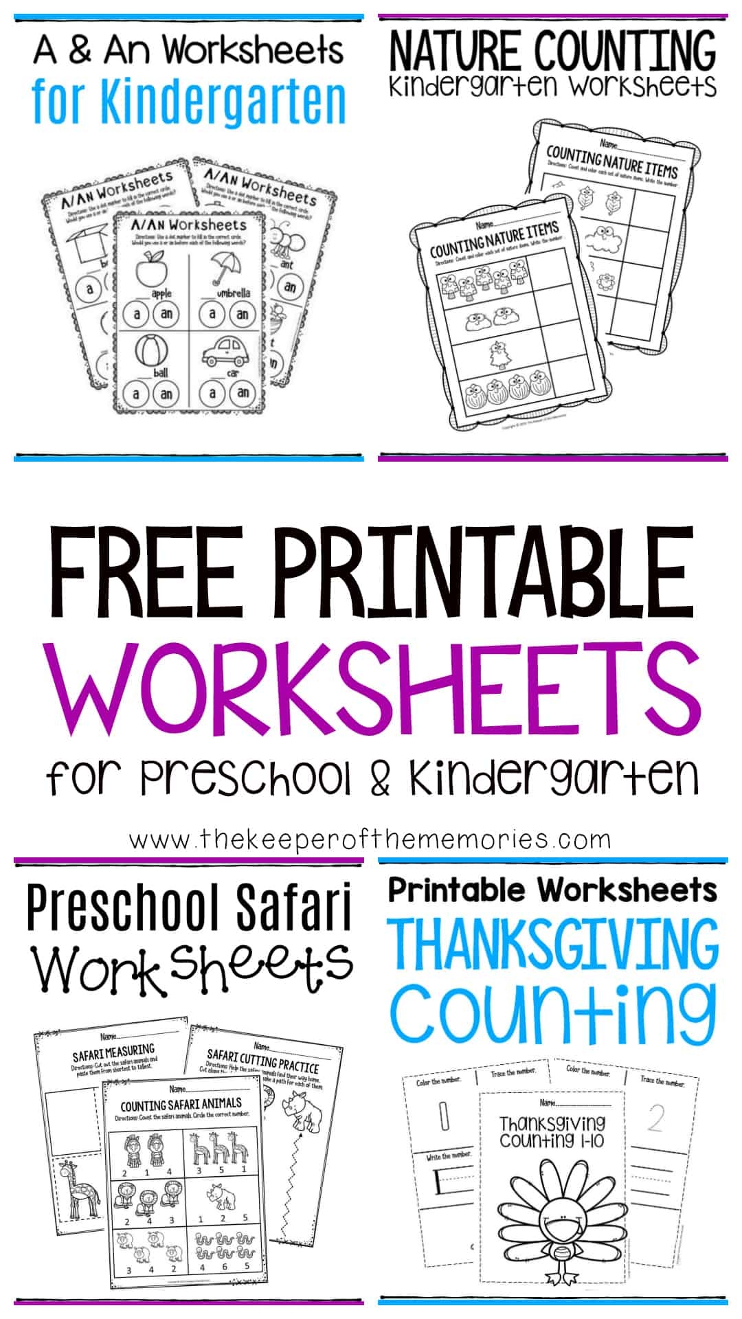 Free Printable Worksheets For Preschool Kindergarten The