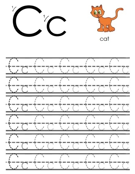 printable alphabet letter c
