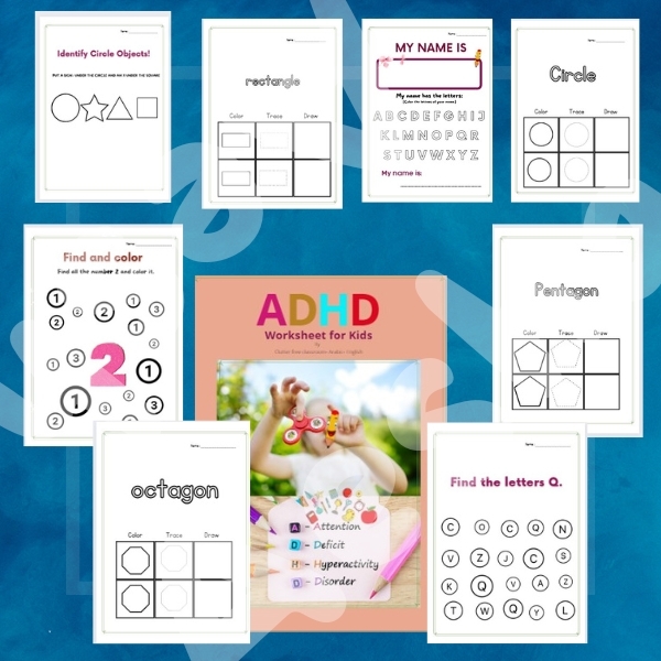 worksheets for kids adhd