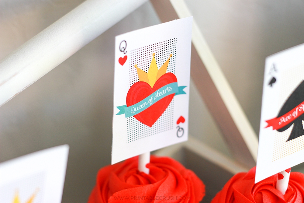 FREE Queen Of Hearts Party Printables Printable Crush