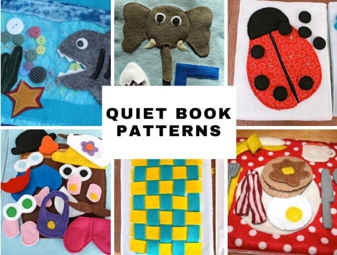 quiet book design template