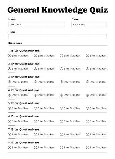 Free Quiz Google Docs Templates Quizzes Gdoc io Worksheets Library