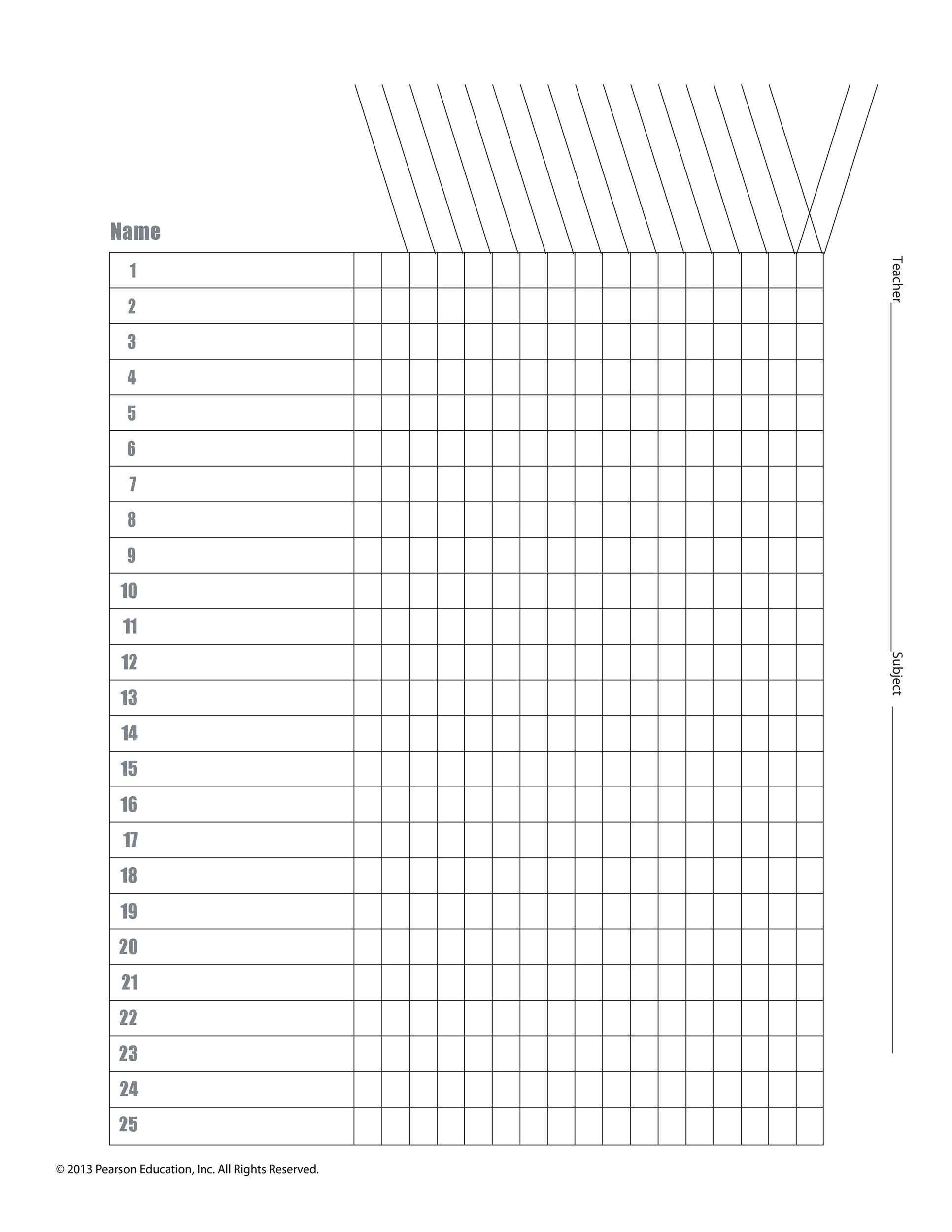 roster templates free word