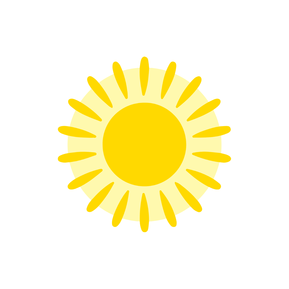 Free Simple Sun Clipart Template To Edit Online