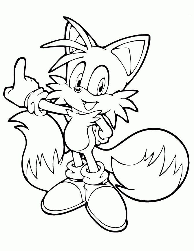 Sonic colouring free printable
