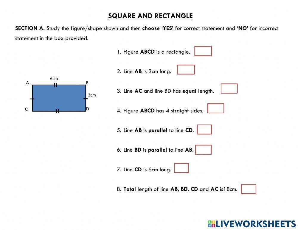 free printable squares and rectangles