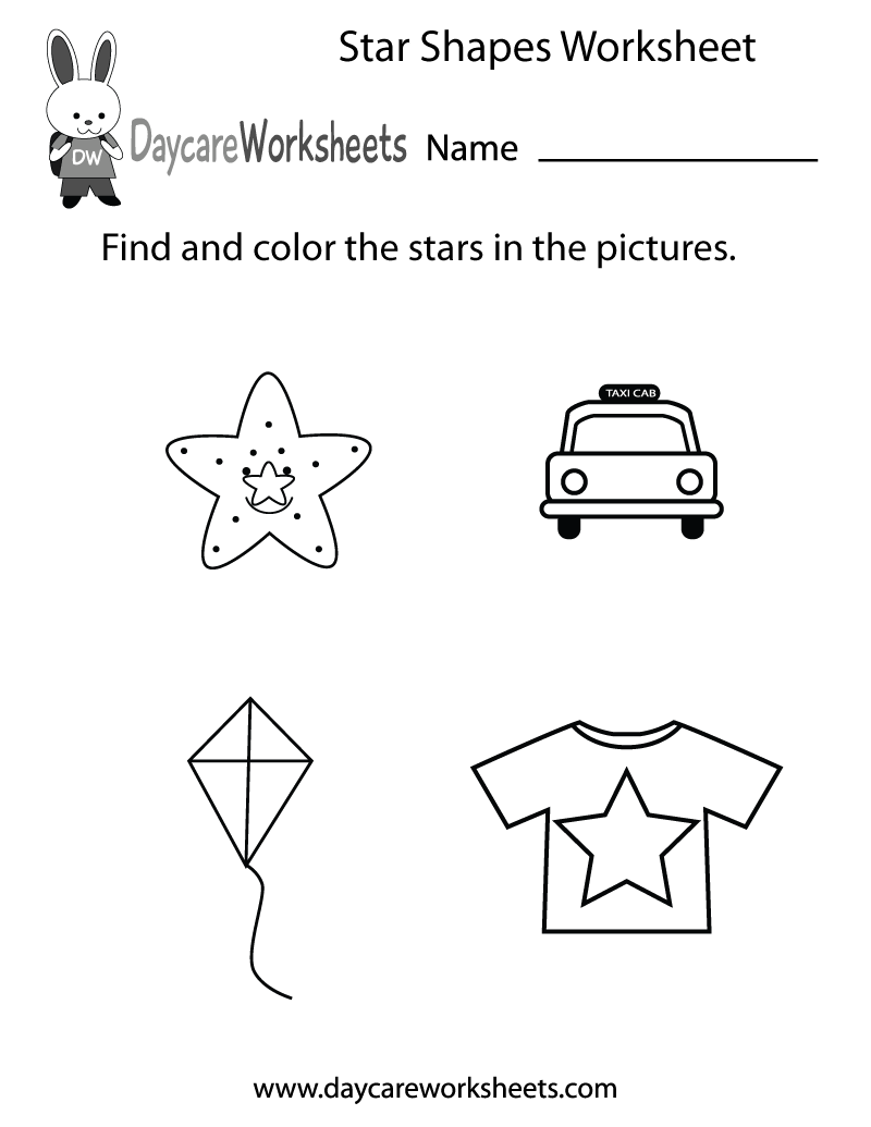 free printable star shapes