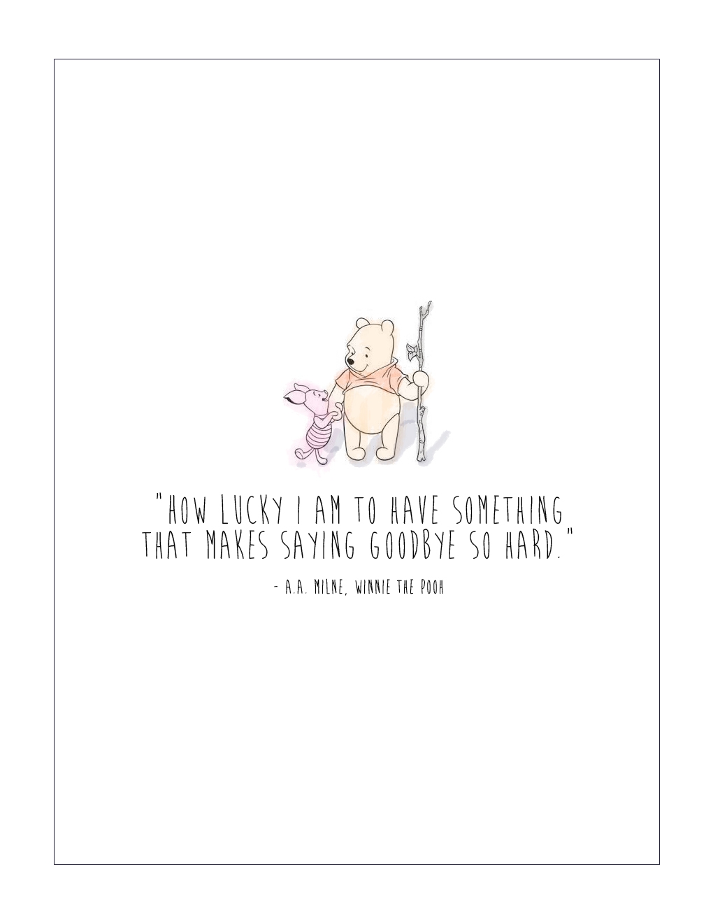 Free Winnie The Pooh Printable