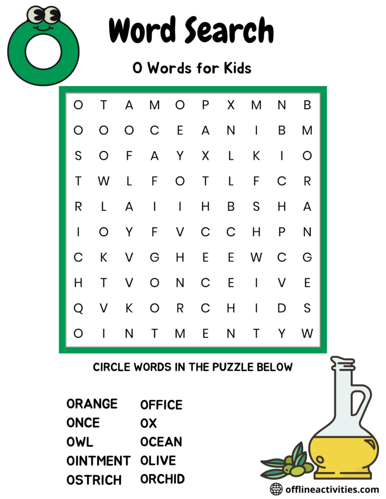 free word puzzles printable