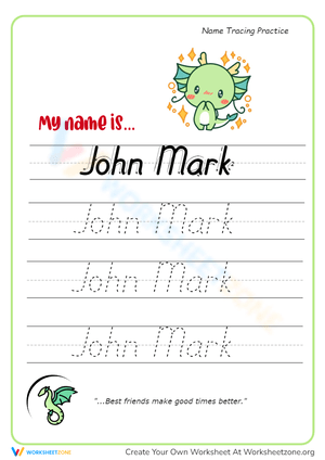 create your own worksheet