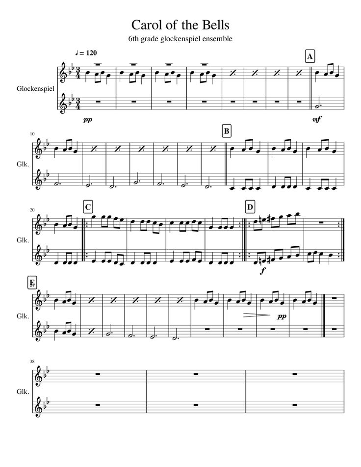 Free Xylophone Sheet Music For Beginners Printable Templates Free