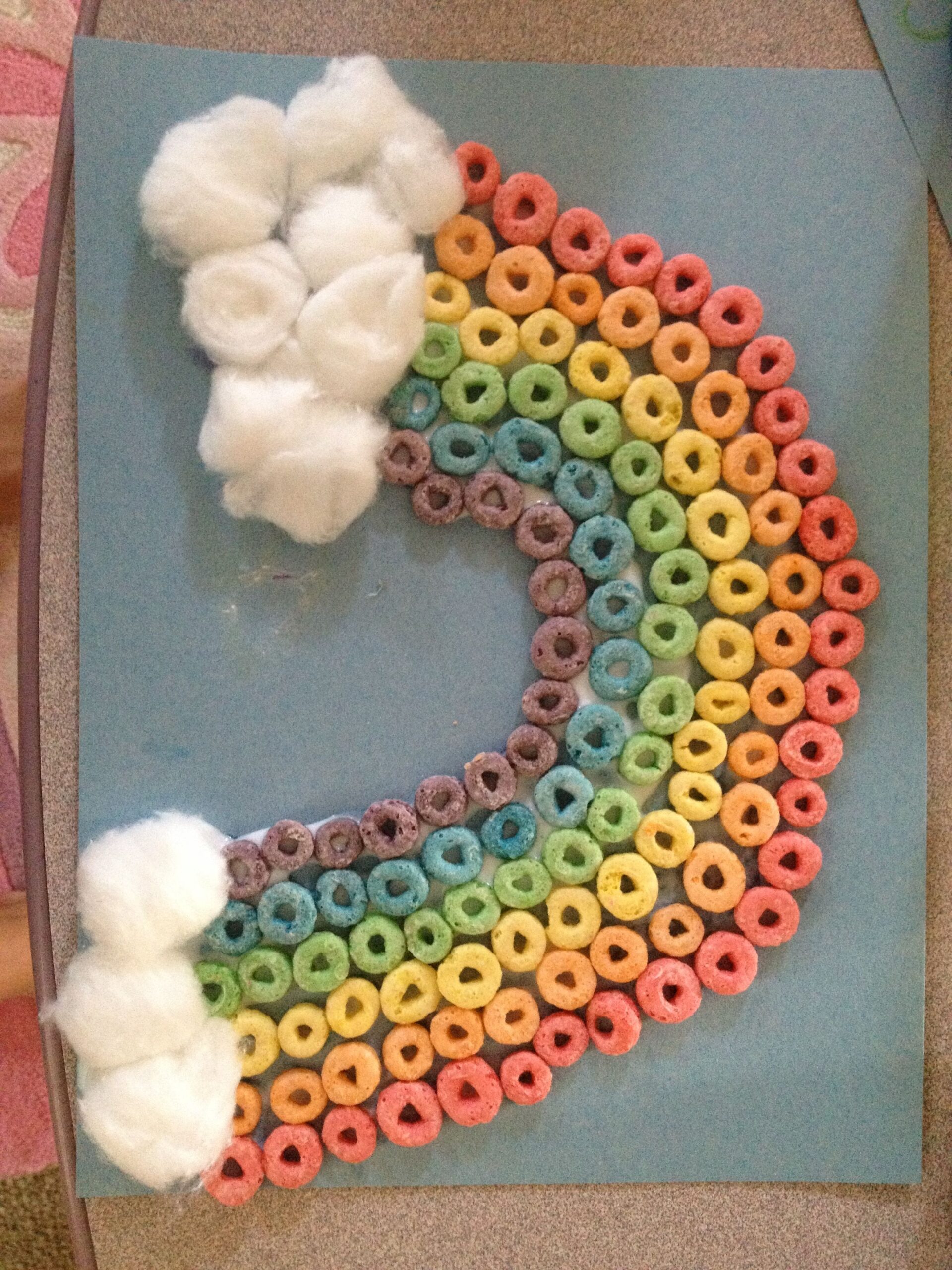 Fruit Loop Rainbow Printable Template Printable New Year Banners