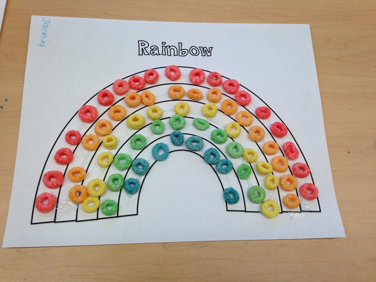 fruit loop rainbow printable template