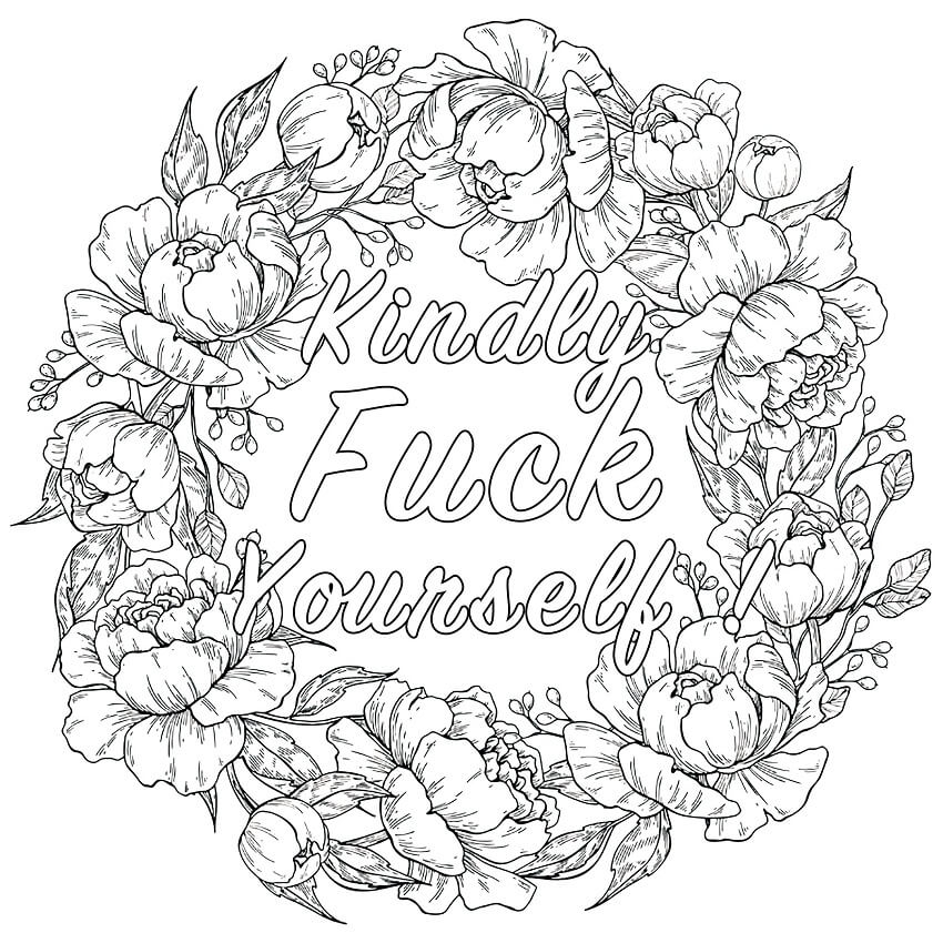 Fuck Off Coloring Page Free Printable Coloring Pages For Kids