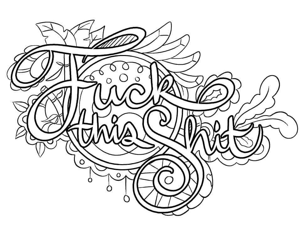 Fuck Off Coloring Page Free Printable Coloring Pages For Kids