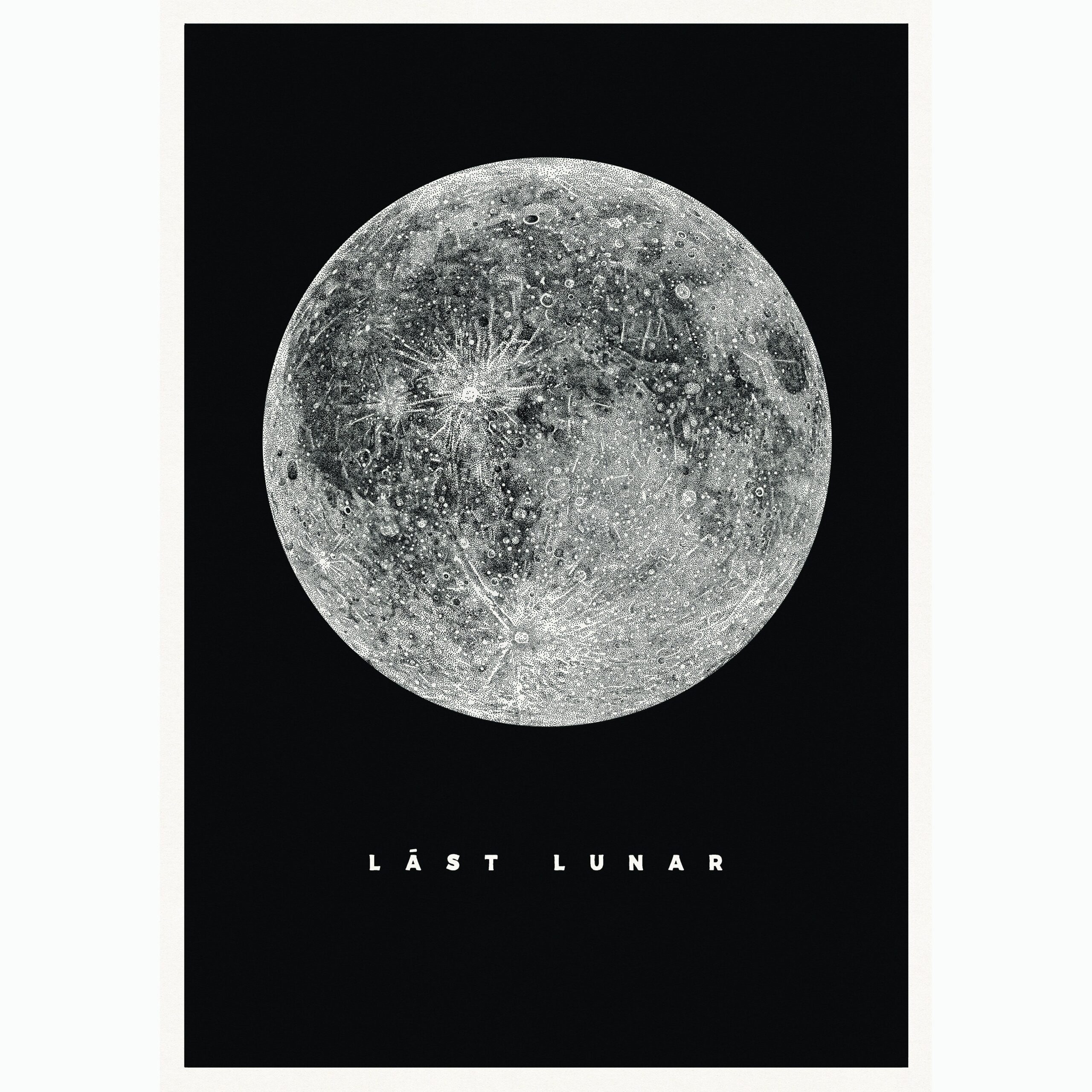 Full Moon Print Moon Artwork Art Print Moon Wall Art Space Etsy