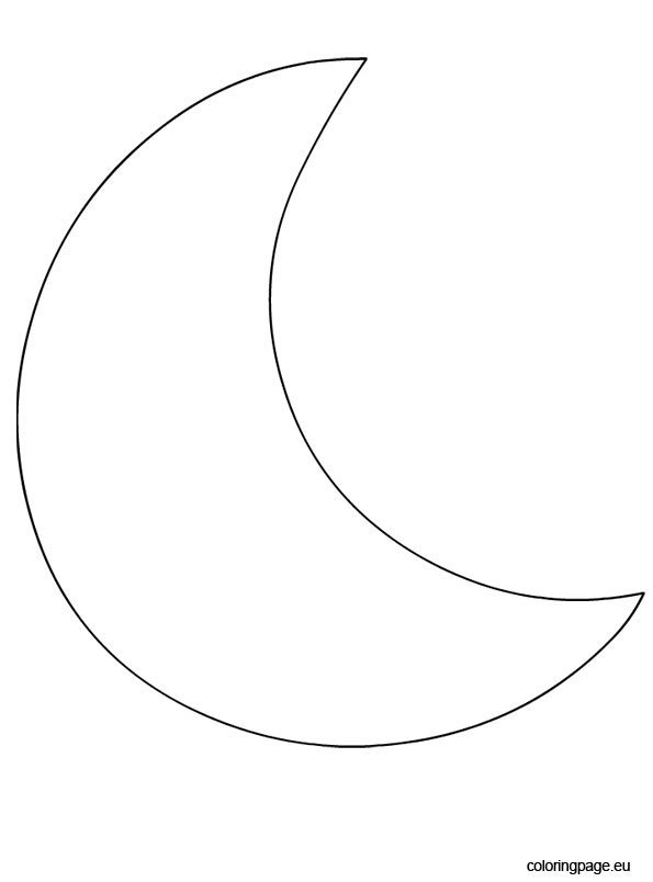 Full Moon Printable Template