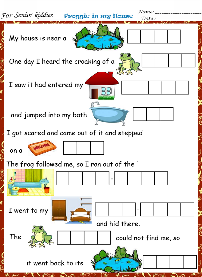 Fun Work Sheets Printable Activity Shelter