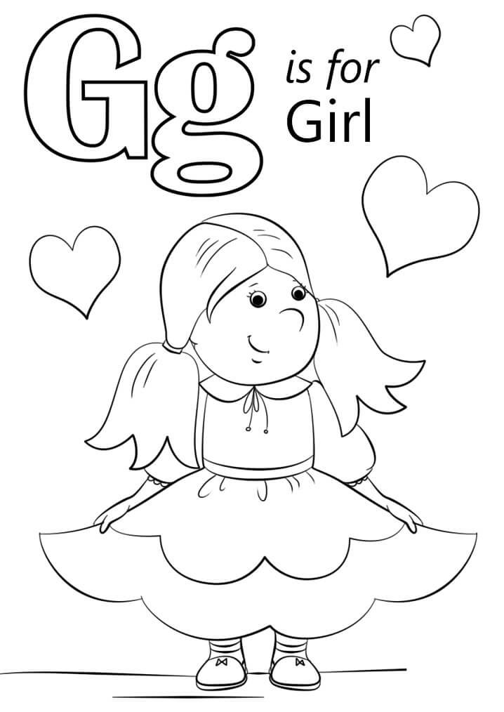 letter g coloring pages