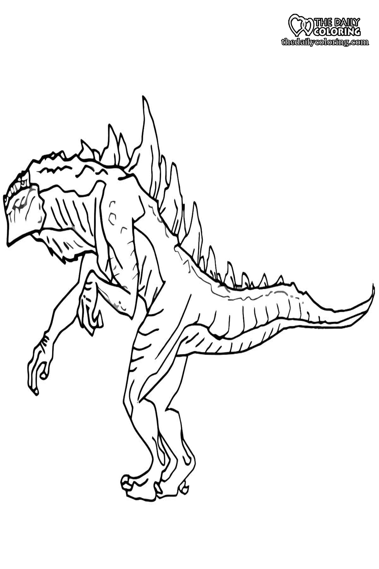real Godzilla coloring pages