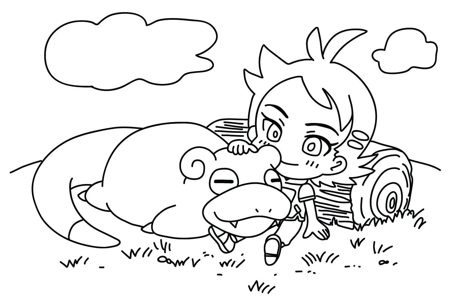 Goh Pokemon Color Sheets Free Printable Coloring Pages