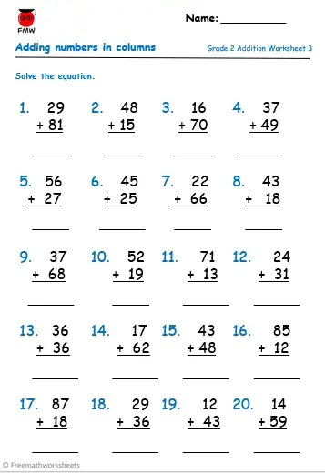 Grade 2 Math Worksheets Engaging Exercises For Elementary Learning