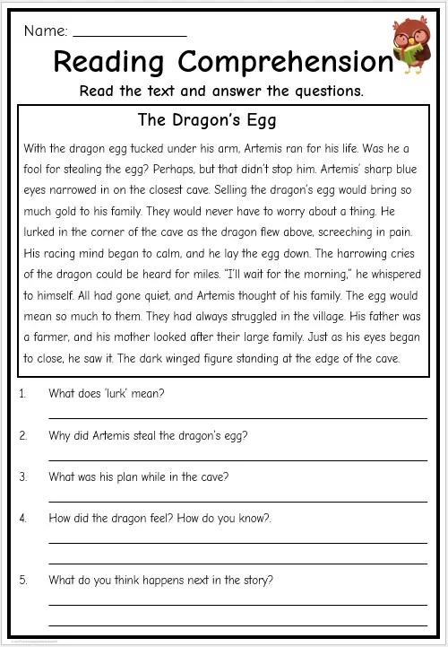 homework worksheets for 4th grade