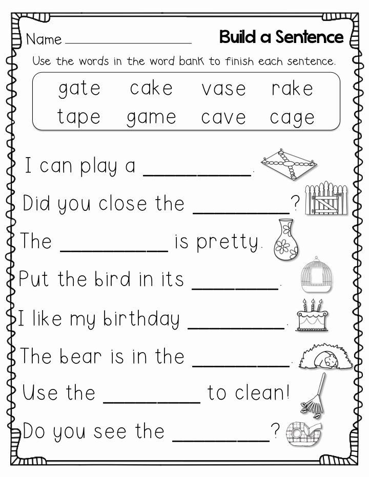Grammar Worksheet 1st Grade Inspirational 1st Grade Worksheets Best 
