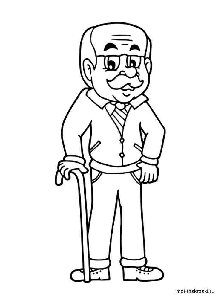 Grandpa Coloring Pages