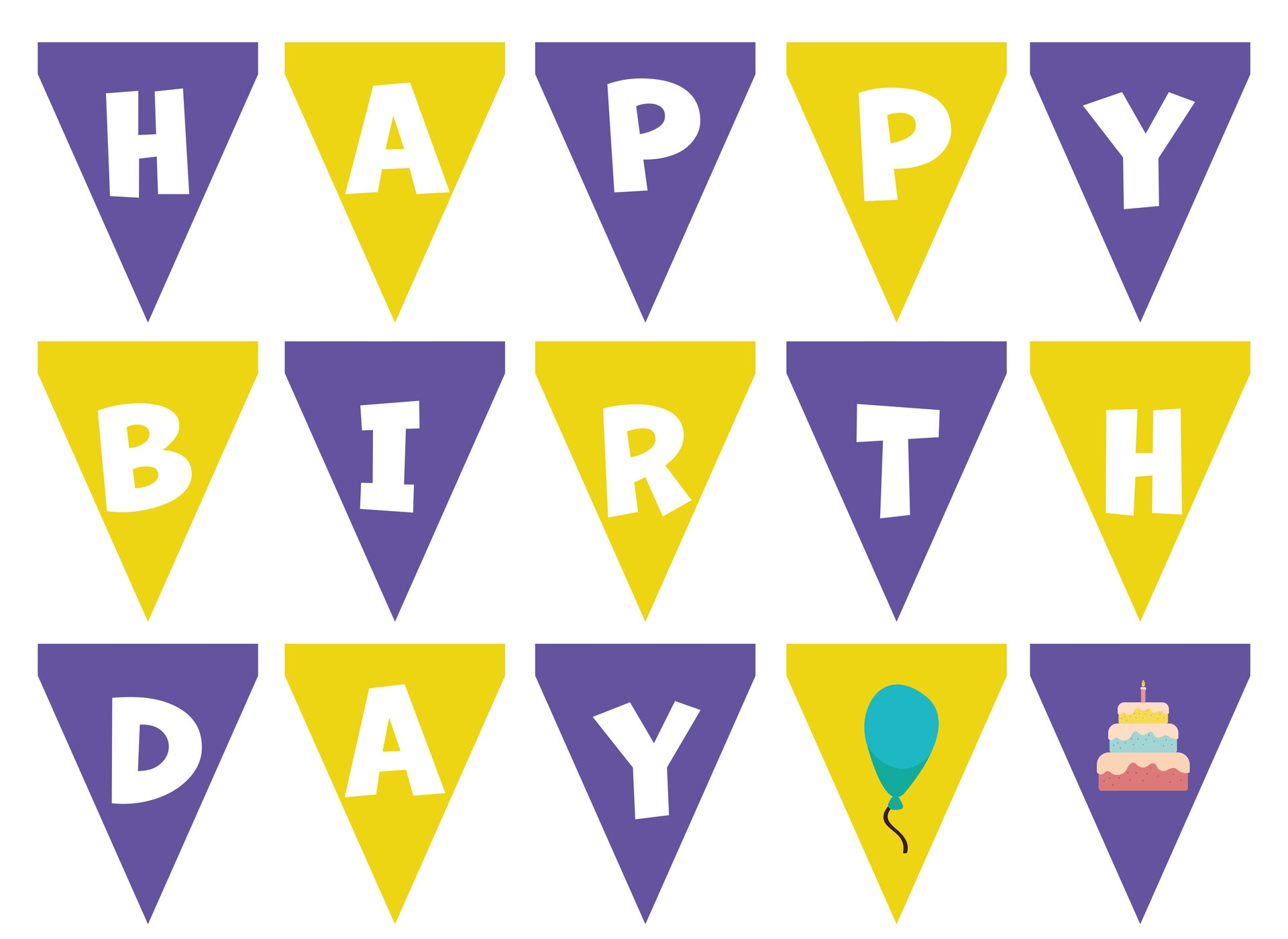 Happy Birthday Printable Letters Printable Calendar