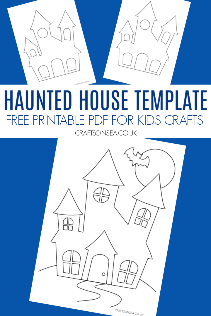 Haunted House Template FREE Printable PDF Crafts On Sea