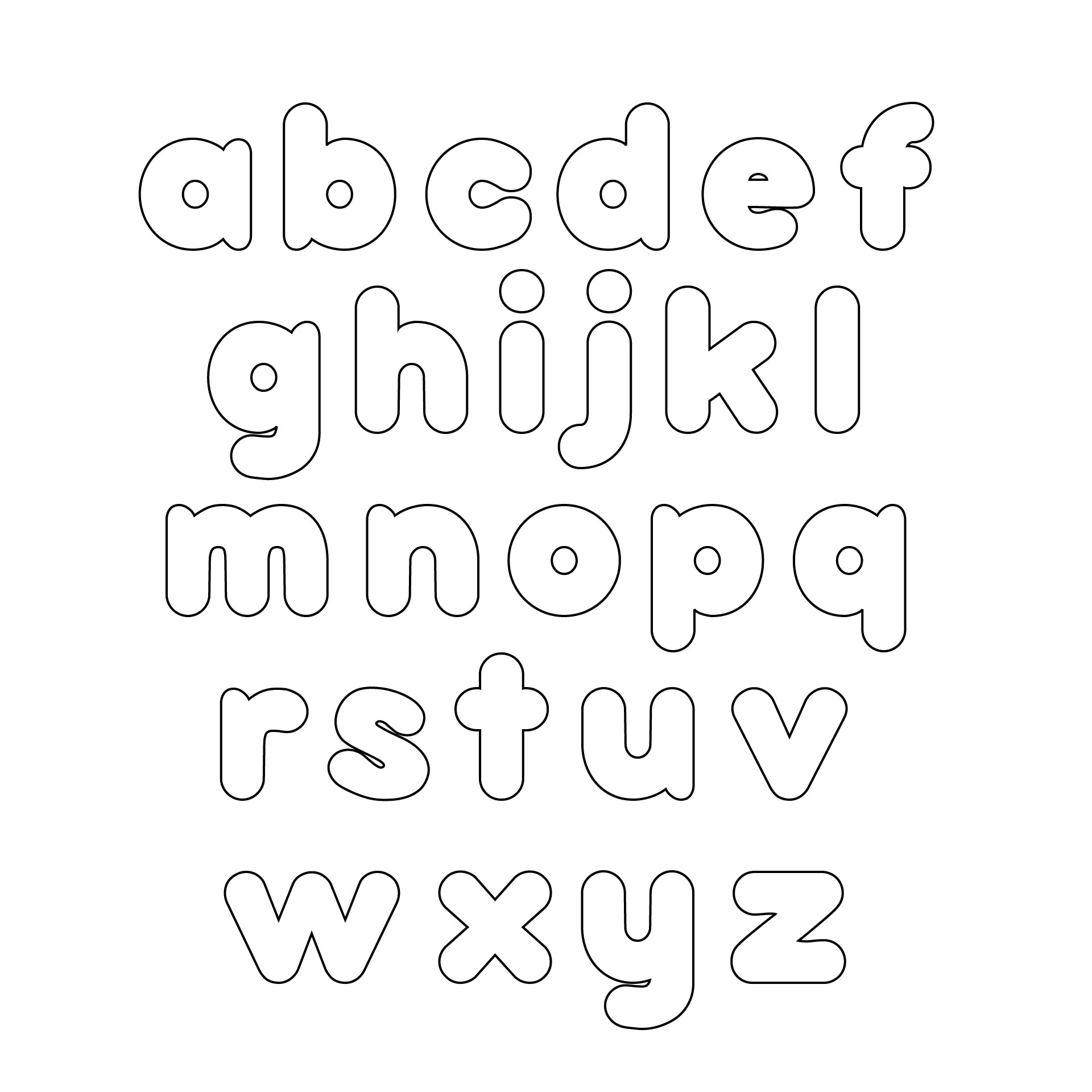 Heart Letters A Z 10 Free PDF Printables Printablee