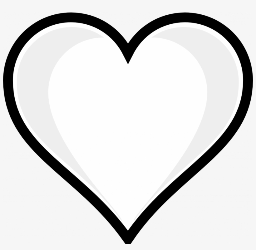 Heart Outline Coloring Page