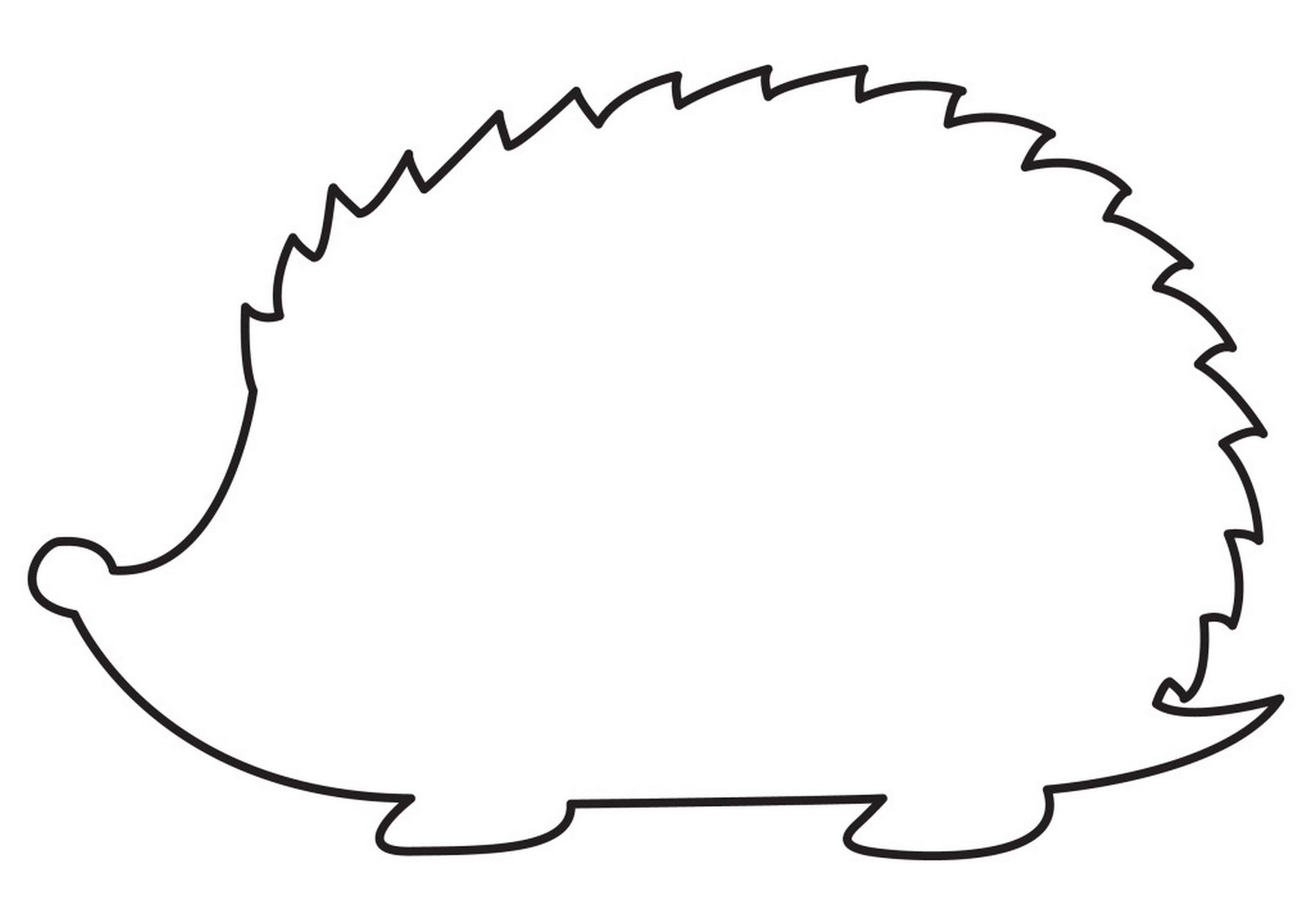 Hedgehog Printable Template Printable Sight Words List